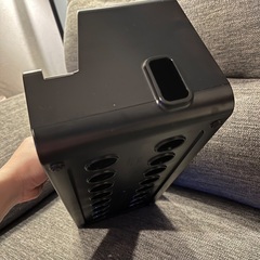 充電ステーション 黒 テーブルタップステーション スマホ タブレット 収納の画像