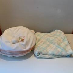 すみっコぐらし しろくま ひざかけ 毛布 入り ぬいぐるみの画像