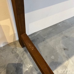 アンティーク 長机 作業台 引き出しの画像