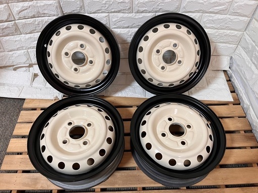 ホンダ 純正 12×3.50B 4穴100 +40 N-VAN カスタムペイント