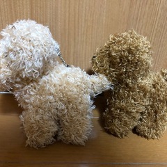 犬ぬいぐるみキーホルダーの画像