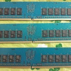 【16GB x3】デスクトップ(サーバー)用DDR4 2666 ECC Registeredメモリ 48GB分の画像