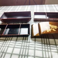 重箱　二段　お重　松花堂　弁当箱　ドーム型 ランチ おしゃれパフェグラス 7個セット 昭和レトロ 喫茶店 クリームソーダの画像