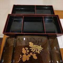 重箱　二段　お重　松花堂　弁当箱　ドーム型 ランチ おしゃれパフェグラス 7個セット 昭和レトロ 喫茶店 クリームソーダの画像