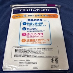 メンズ　シャツ　3L 白　2枚組　半袖U首の画像