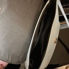 水色ショルダーバック美品の画像