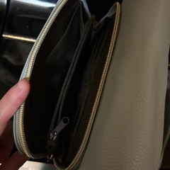 水色ショルダーバック美品の画像