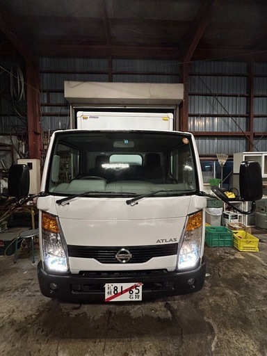 3連休価格‼️車中泊キッチンカーなどのベース車に❗️日産アトラス　切替4WD 車検令和8年10月30日走行距離17063キロ‼️