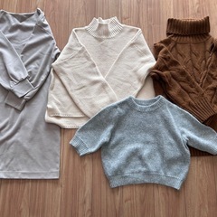 レディース パンツ、服、セーターセットの画像