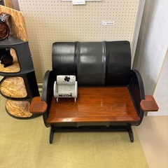 ドラム缶ベンチの画像
