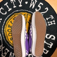 VANS チェック柄 スリッポン 10.0 USの画像