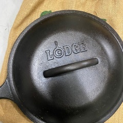 lodge 10 1/4スキレット　フタ付きの画像