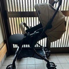 コンビ　ベビーカー（スゴカルL）とレインカバー（未使用）の画像