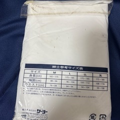 メンズ　丸首　3L  2枚組　白　シャツの画像