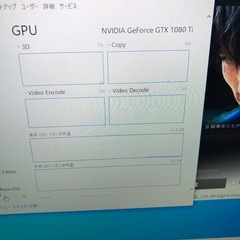 ゲーミングPC i7-3770 GTX1080Ti 16GB RAMの画像