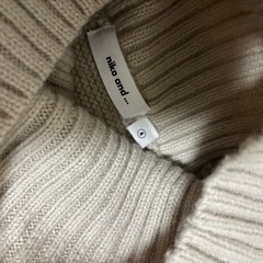 【 nikoand..】ニコアンド ベージュ セーター ニット の画像