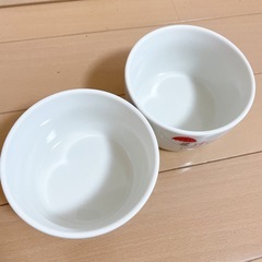 ムーミンパパ ムーミンママ リトルミイ ボウル 2個 保存容器 陶器の画像