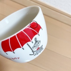 ムーミンパパ ムーミンママ リトルミイ ボウル 2個 保存容器 陶器の画像