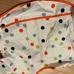 ポケット付き離乳食長袖エプロン2枚の画像