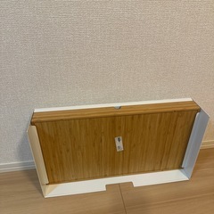 モニタースタンド 引き出し付き, ホワイトの画像