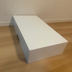 モニタースタンド 引き出し付き, ホワイトの画像