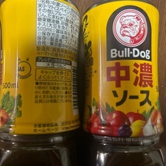 ブルドッグソース中濃2本の画像