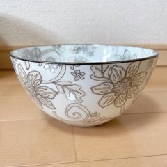 庫山窯 花柄 陶器 丼 ボウル 6個の画像