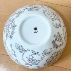 庫山窯 花柄 陶器 丼 ボウル 6個の画像
