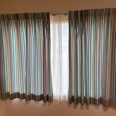 子供部屋　カーテン　レース　キレイ　青系の画像