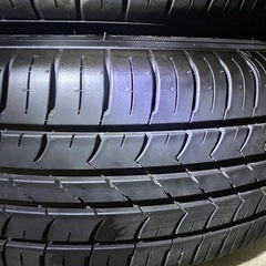 215/60r16good year 2023年製ほぼ新品とアルミホイール4本の画像