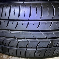 215/60r16good year 2023年製ほぼ新品とアルミホイール4本の画像