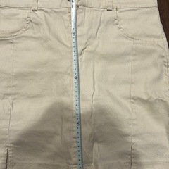 レディース　スカート　パンツ　白　ホワイトの画像