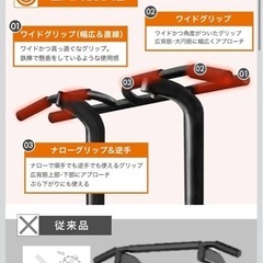 懸垂バー　筋トレグッズの画像