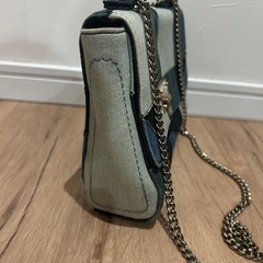 DIESEL　ディーゼル デニム　チェーン　パッチワーク　ショルダーの画像