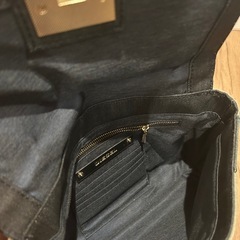 DIESEL　ディーゼル デニム　チェーン　パッチワーク　ショルダーの画像