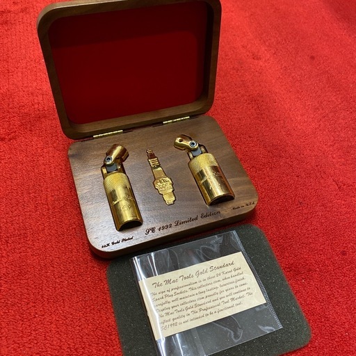 ★貴重★ MAC TOOLS マックツールズ 24kゴールド プラグレンチ セット 1992年限定 金メッキ