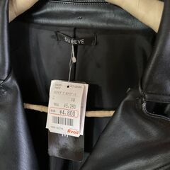 アベイル　ダブルジャケットライダーズ　一回も着てません　大きめです 値下げしました５００円の画像