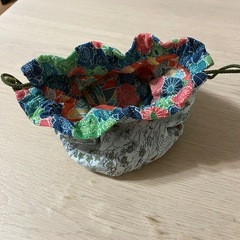着物の巾着の画像