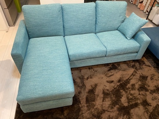 引取り先決定　ニトリ　カウチソファー　３人掛け　オットマン付き　清掃済　美品