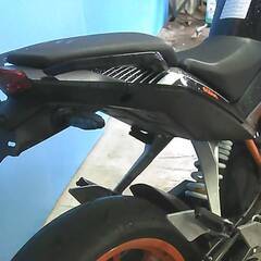 KTM 390デューク 黒/オレ 車検残R8/1月 エンジン始動動画 名変で乗れます 半額配送キャンペーン 現状渡し諸経費￥0- P-Yard の画像