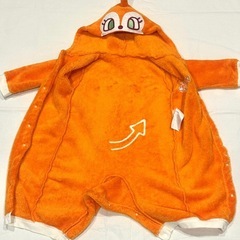 ドキンちゃん 着ぐるみ ロンパース 80cm ベビー服 BANDAI ハロウィンの画像