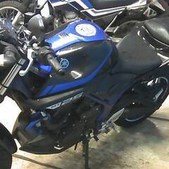 YAMAHA MT-25 黒/青 エンジン始動確認 自賠責保険で乗れます 半額配送キャンペーン 期間限定 現状渡し諸経費￥0- 横浜 P-Yard の画像