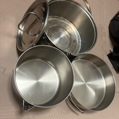 キャンプ　鍋　フライパン　の画像
