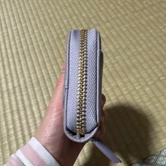美品 ゾウ 二つ折り財布 本革の画像