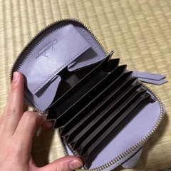 美品 ゾウ 二つ折り財布 本革の画像