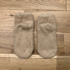（お取引き決定）チュチュアンナ　子供　もこもこ靴下　くまの画像