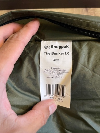 Snugpak Bunker IX & グランドシート ソロキャンプ ミリタリー Snugpak