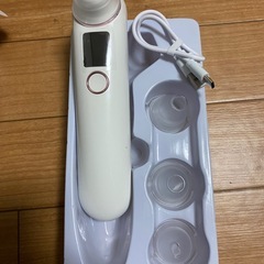 毛穴吸引器 鼻 真空吸引式【2025年新版 拡大レンズ LEDライト内蔵】　携帯で毛穴を見ながら👀✨の画像