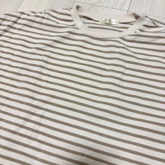 ボーダートップス　カットソー　Lの画像