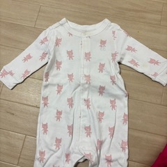 ベビー　gap ロンパース　70 ピンクの画像
